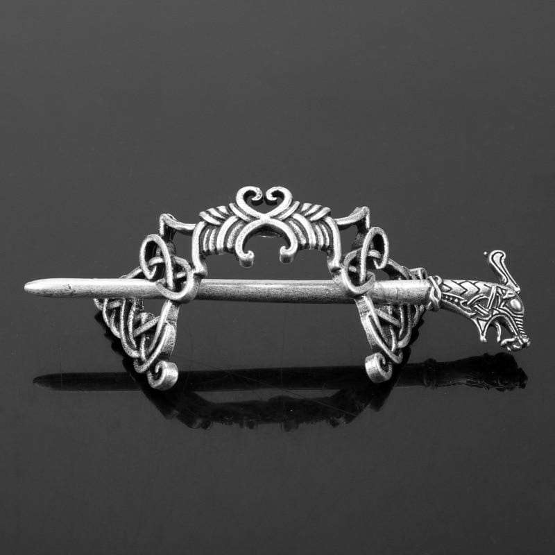 Épingle à cheveux en argent avec noeud celtique