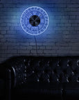 Horloge Viking LED / Vegvisir & Runes 3D