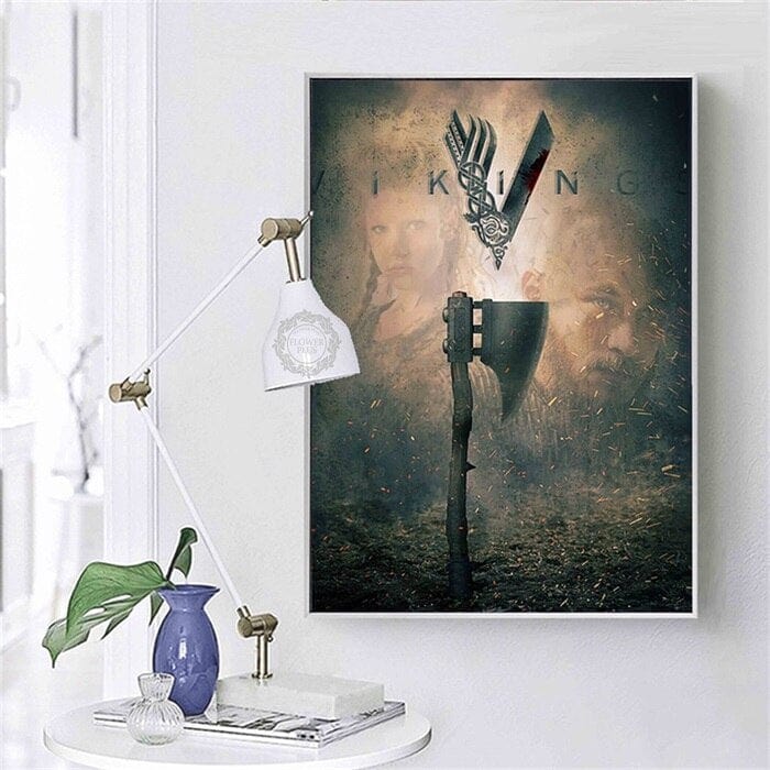 Poster Vikings Posters and Prints Canvas Painting Wall Art Picture for Living Room Home Decor