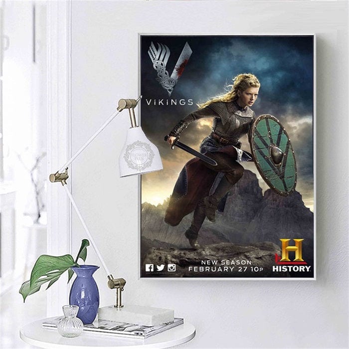 Poster Vikings Posters and Prints Canvas Painting Wall Art Picture for Living Room Home Decor