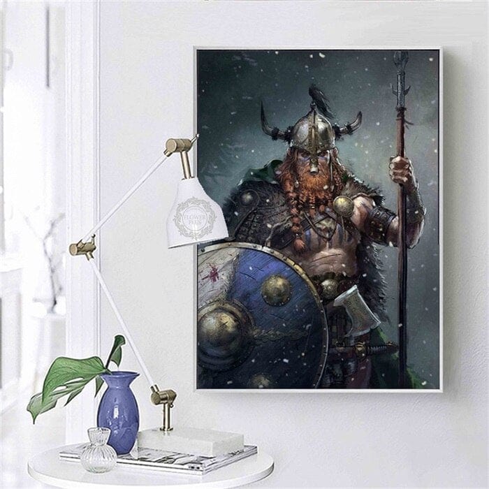 Poster Vikings Posters and Prints Canvas Painting Wall Art Picture for Living Room Home Decor