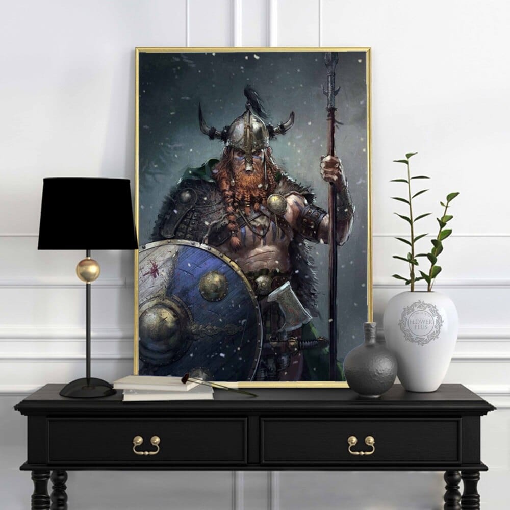 Poster Vikings Posters and Prints Canvas Painting Wall Art Picture for Living Room Home Decor