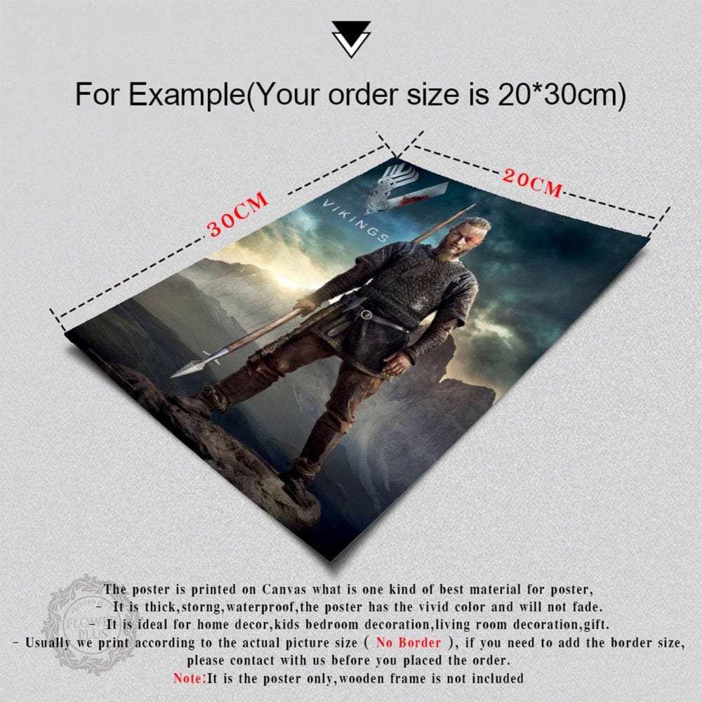 Poster Vikings Posters and Prints Canvas Painting Wall Art Picture for Living Room Home Decor
