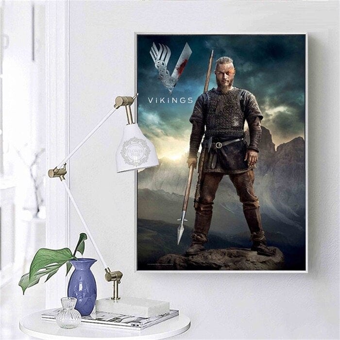 Poster Vikings Posters and Prints Canvas Painting Wall Art Picture for Living Room Home Decor