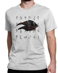T-SHIRT VIKING - Corbeau et runes vikings