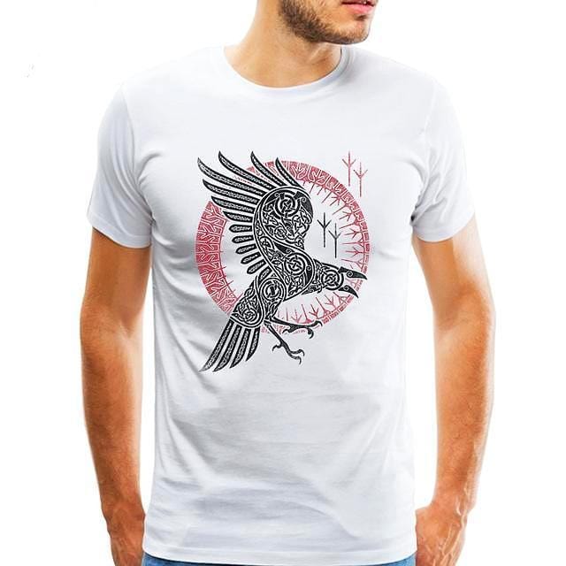 T-SHIRT VIKING - Corbeaux d'Odin