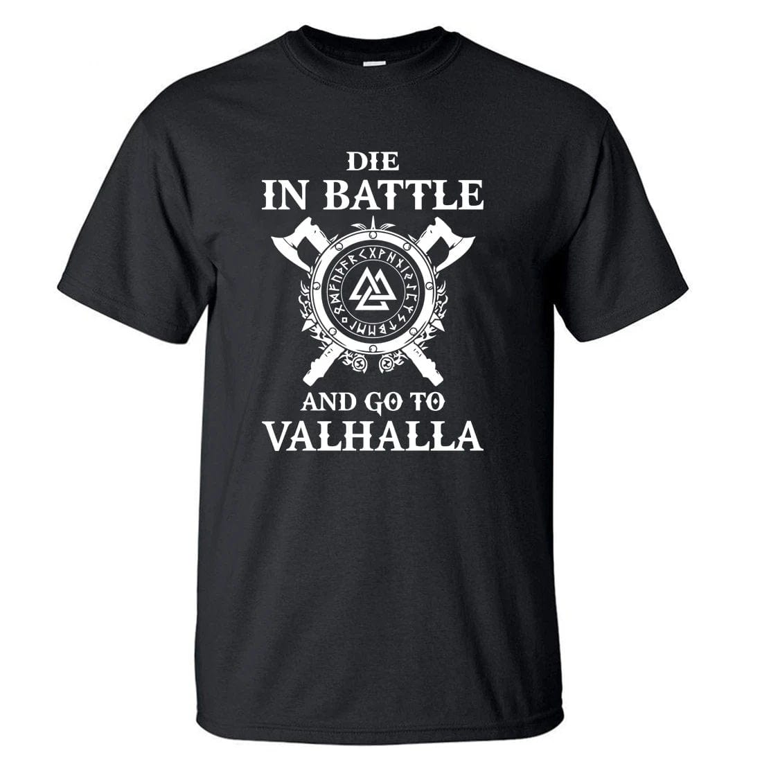 T-SHIRT VIKING - Die in battle and go to Valhalla