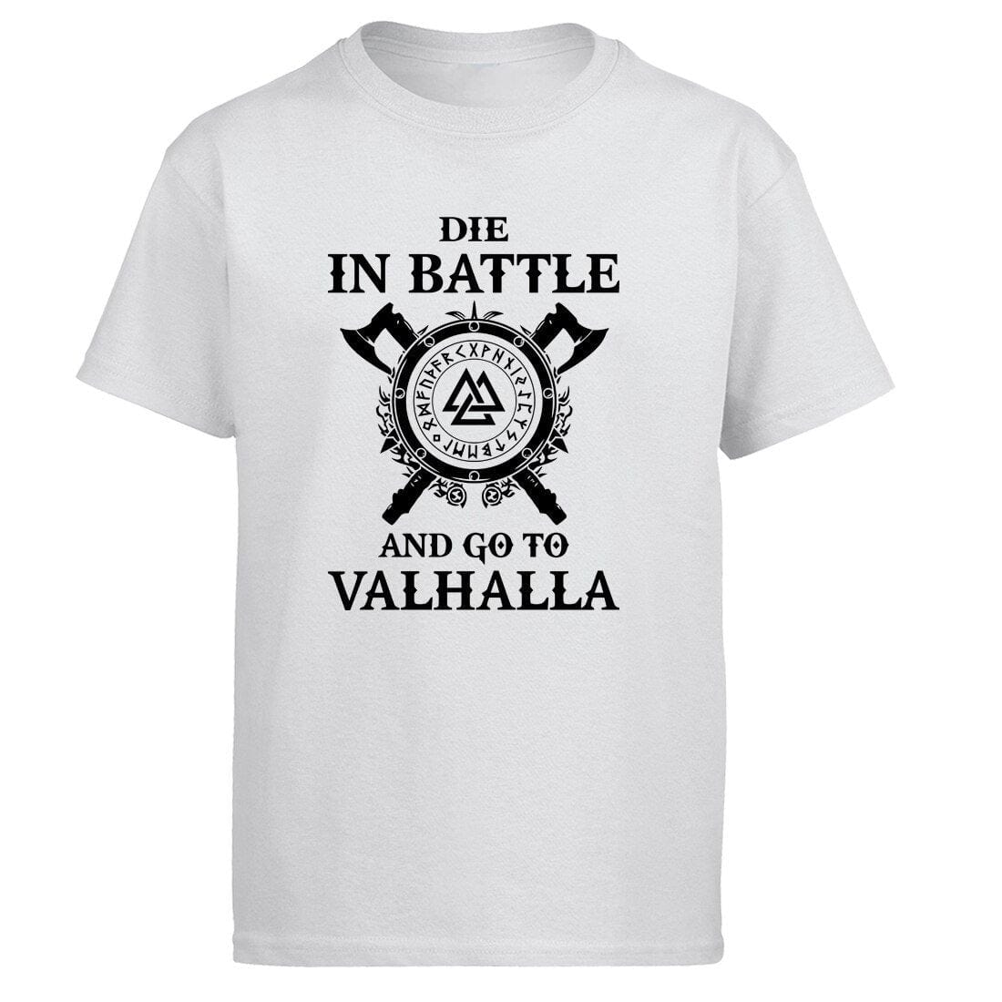 T-SHIRT VIKING - Die in battle and go to Valhalla