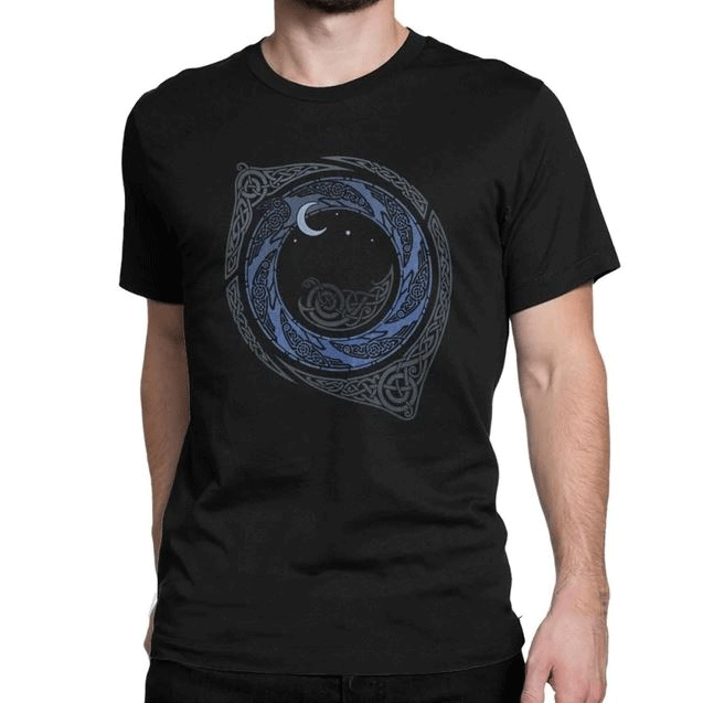 T-SHIRT VIKING - Oeil d&#39;Odin étoilé
